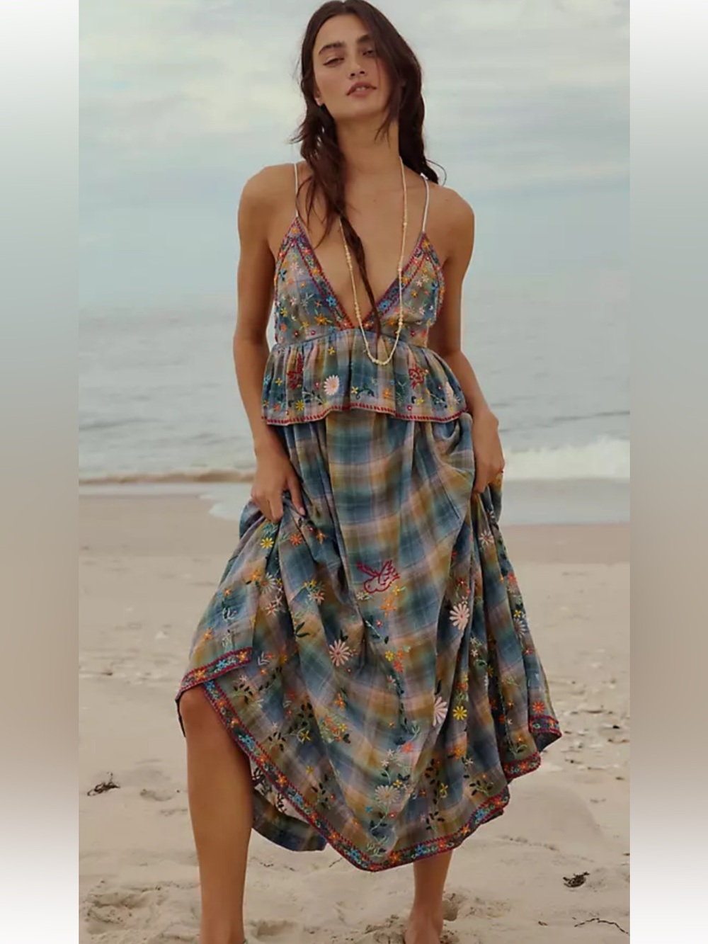 NWT FREE PEOPLE SONGS OF SUMMER MAXI DRESS